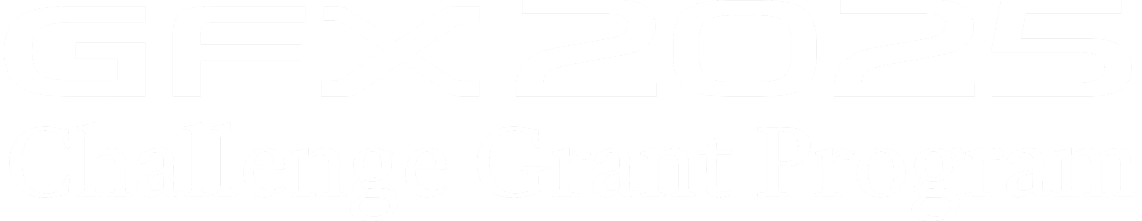GFX2025 — Challenge Grant Program